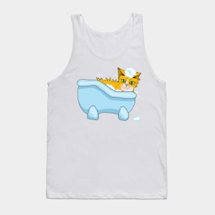 Cat Bath Tank Top